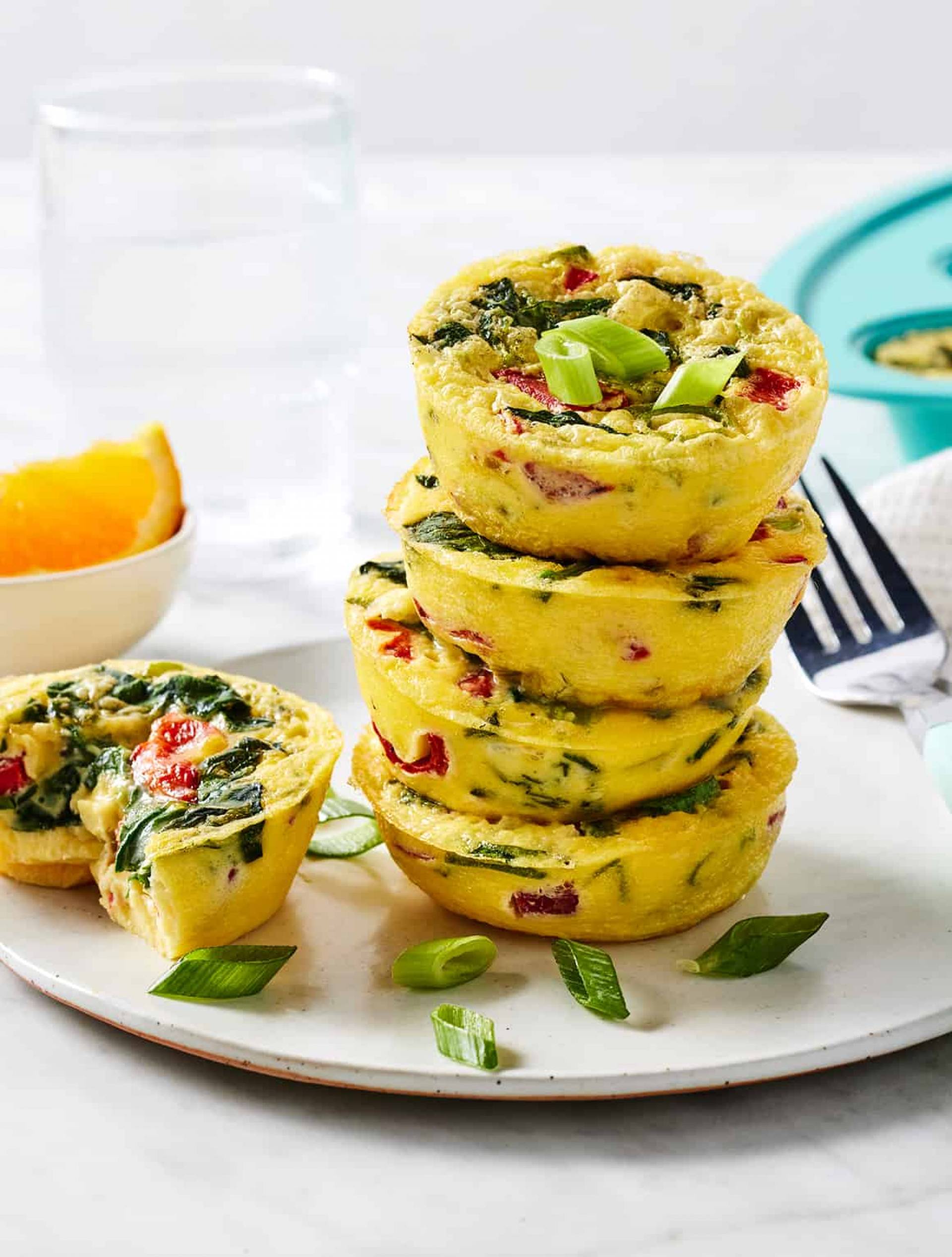 Roasted Red Pepper Feta Spinach Cottage Cheese Egg Bites 3 Pack