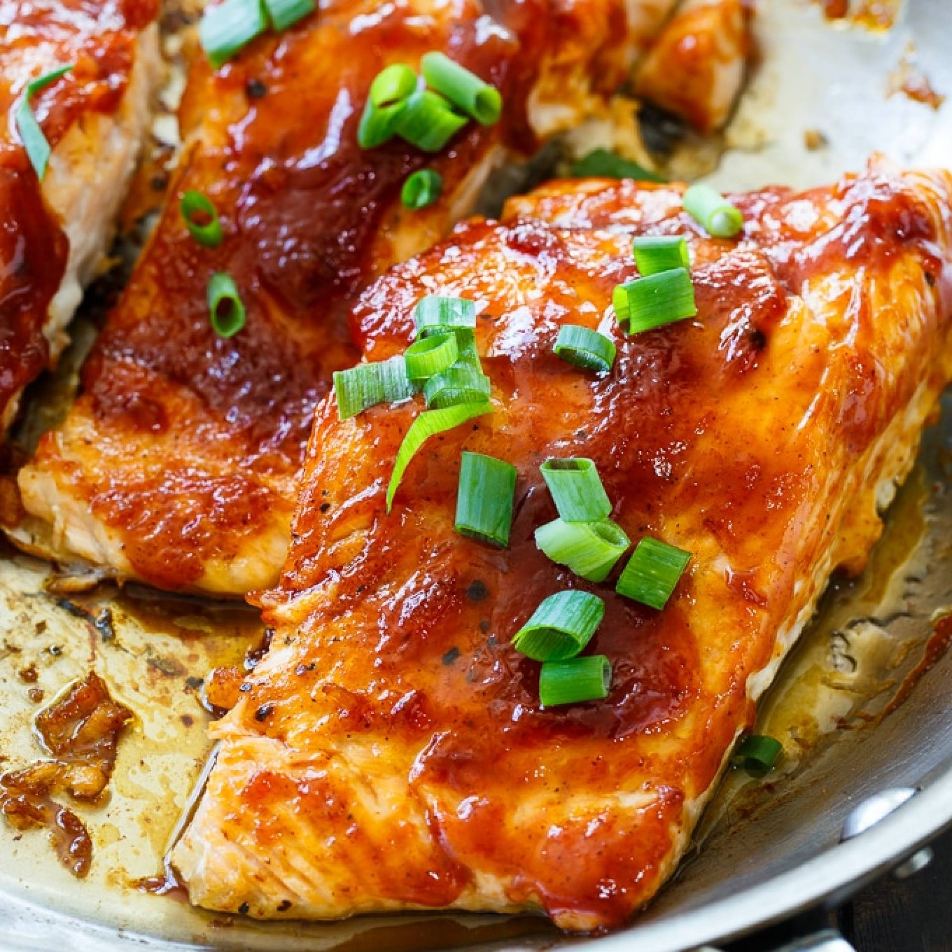 BBQ Salmon with Basmati Rice
