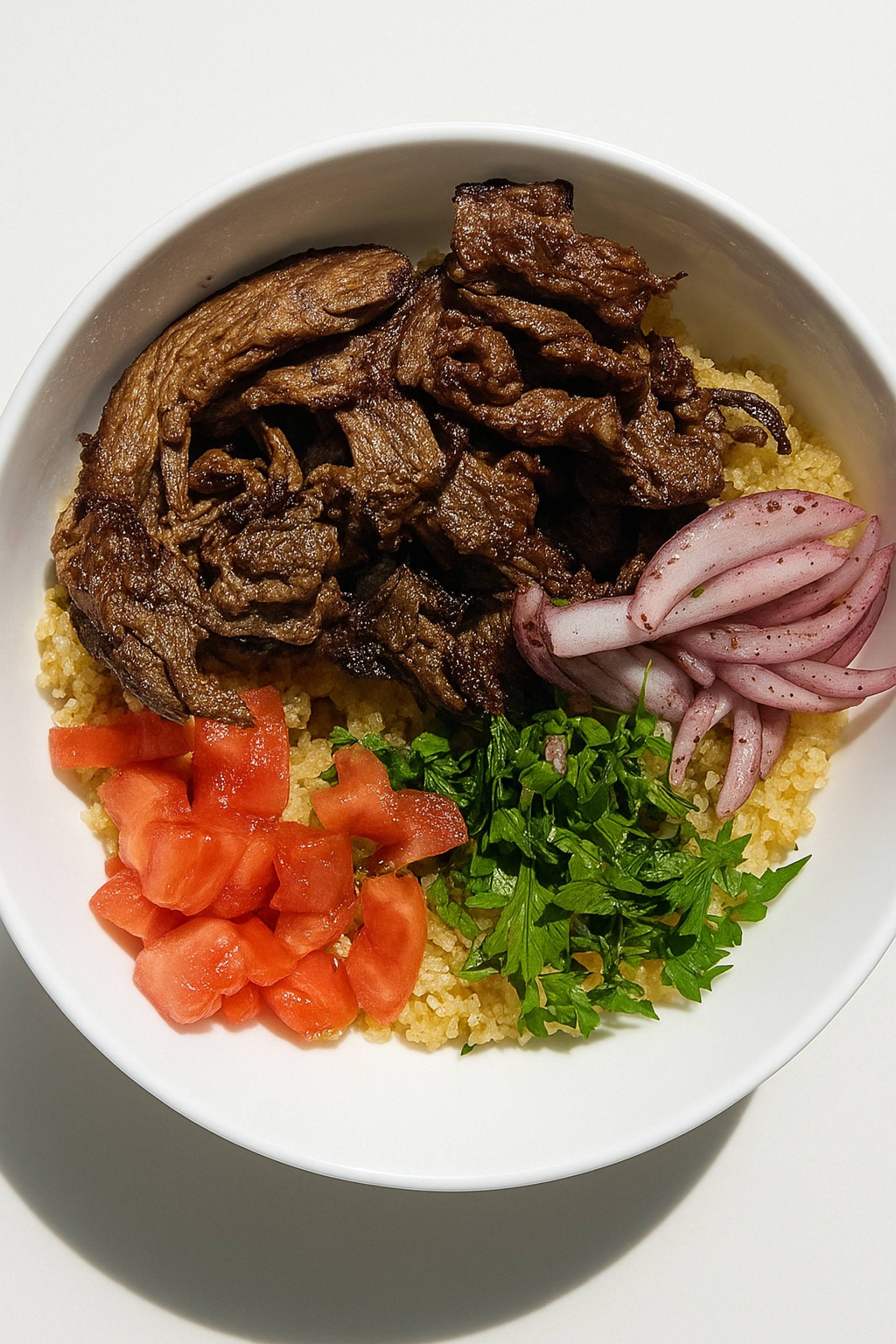 Zesty Steak Shawarma Quinoa Bowl