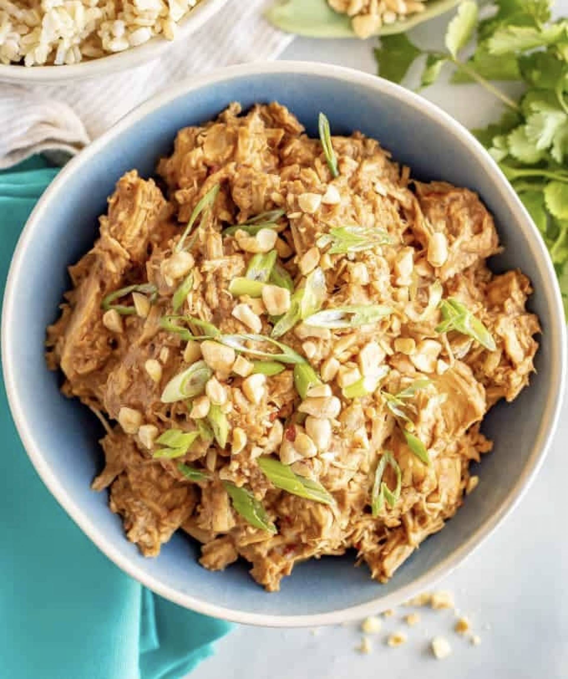 Peanut Pulled Chicken BTP