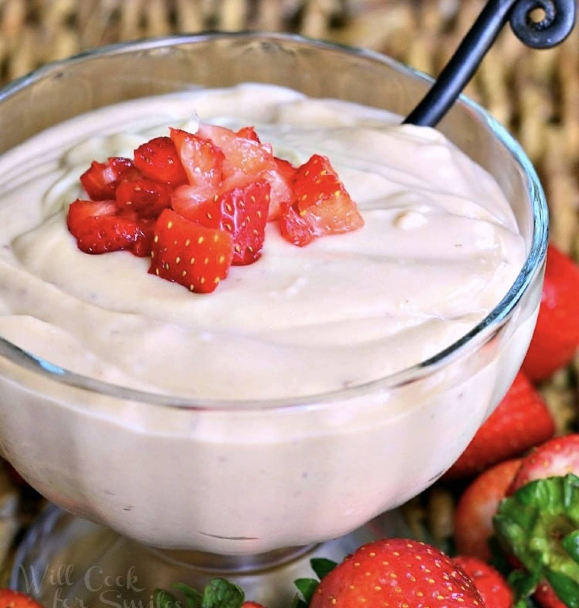Strawberry Banana Cheesecake Pudding