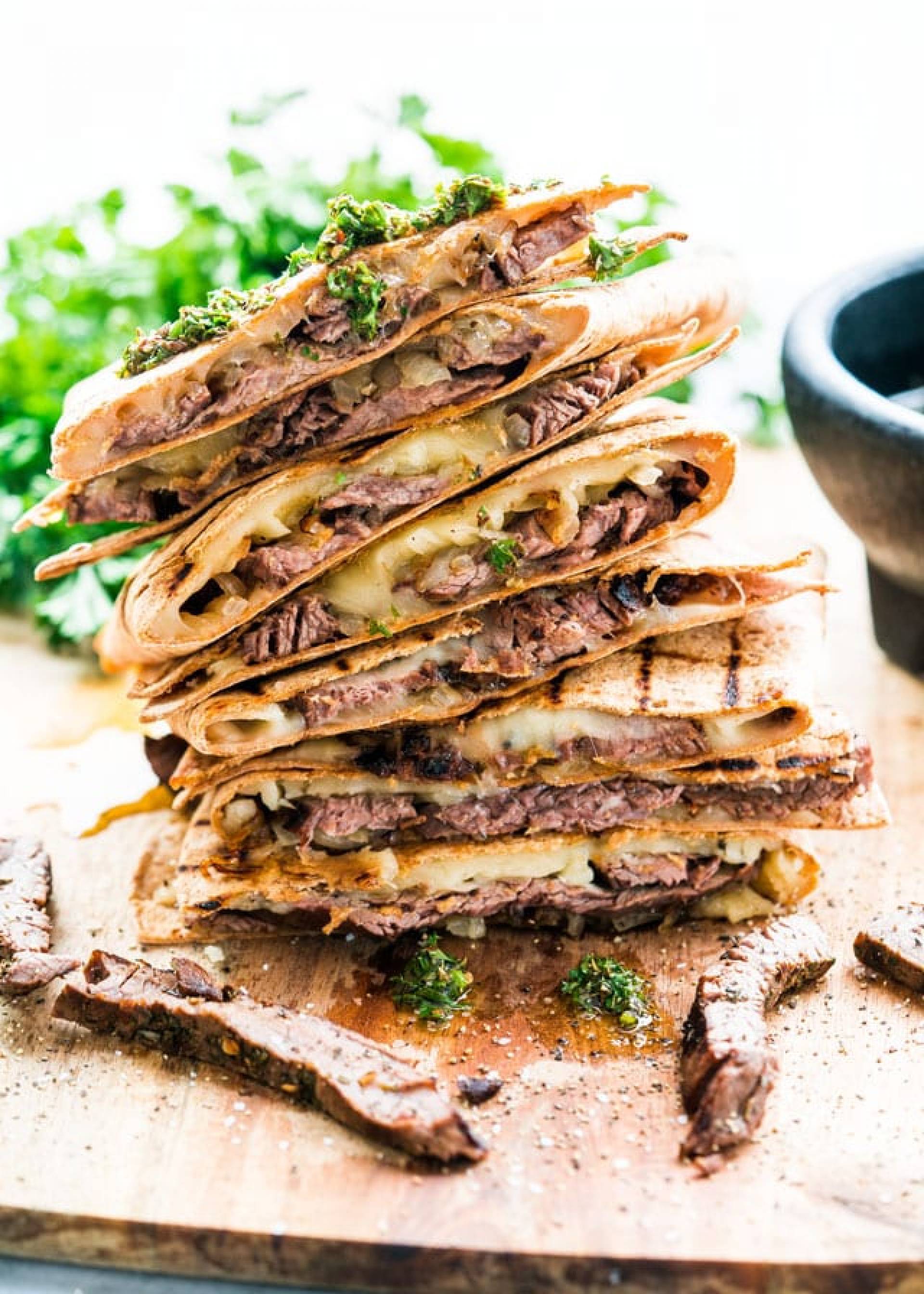 Steak and Pepper Quesadilla