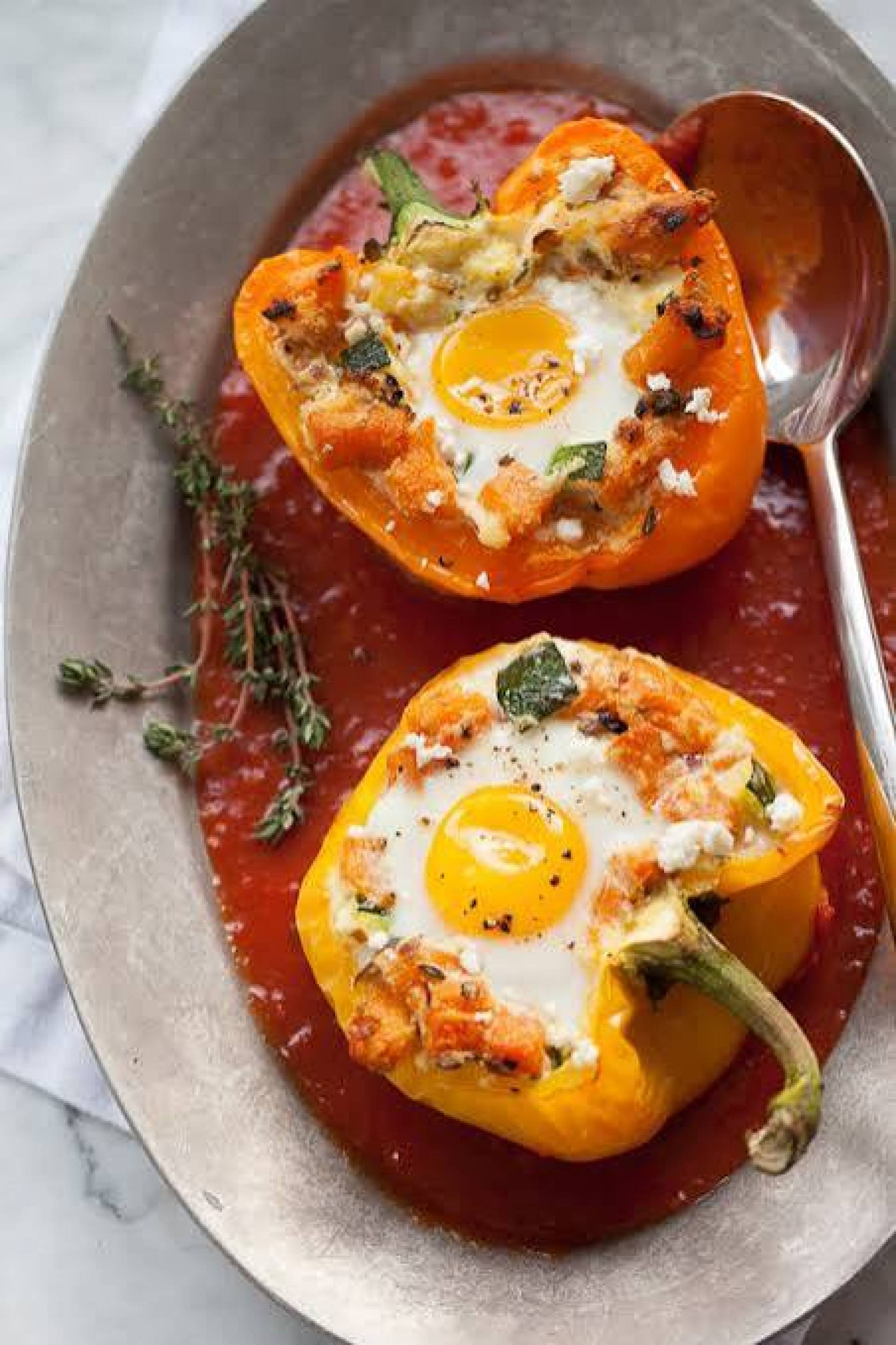 Huevos Rancheros Stuffed Peppers