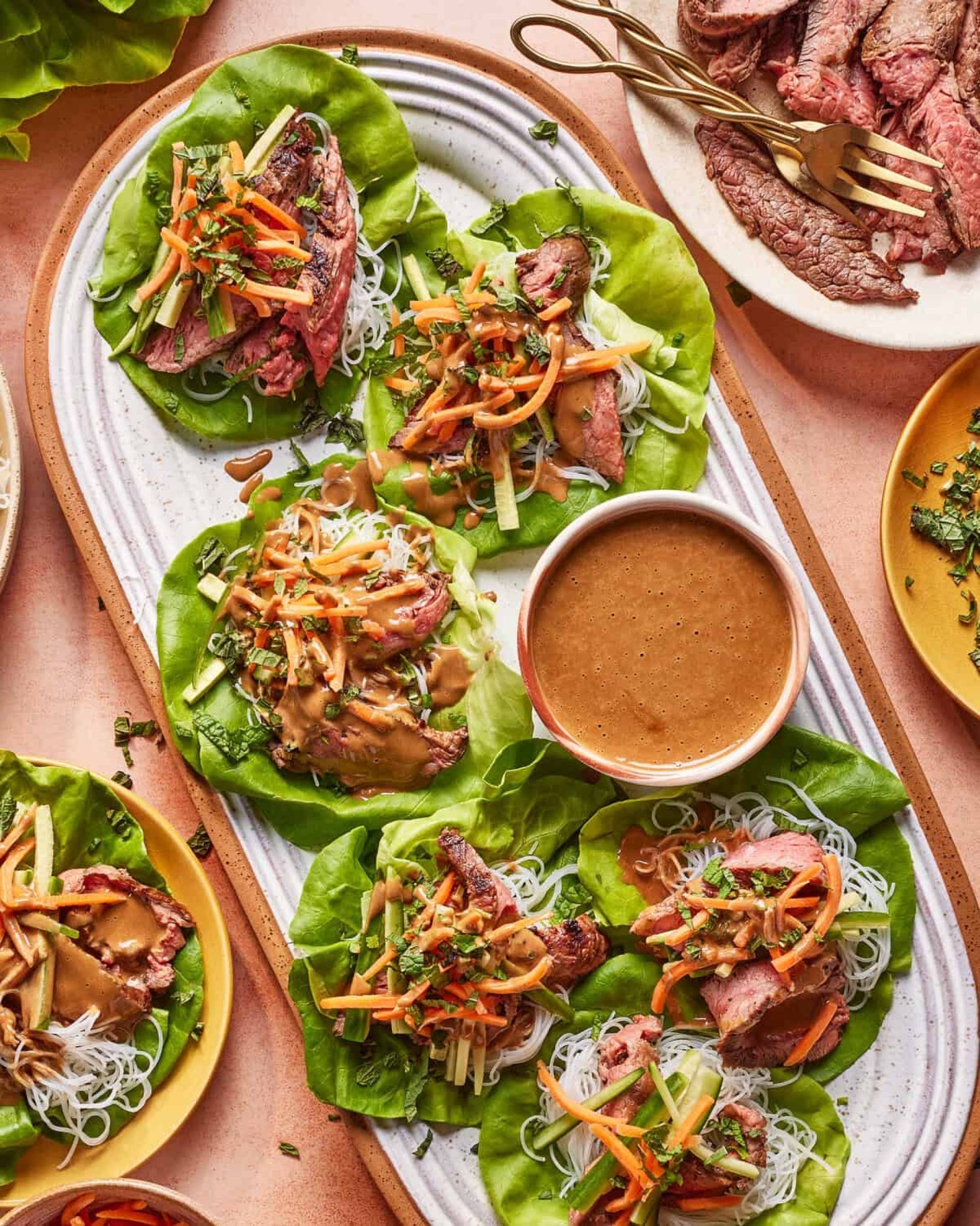 Steak Lettuce Wraps
