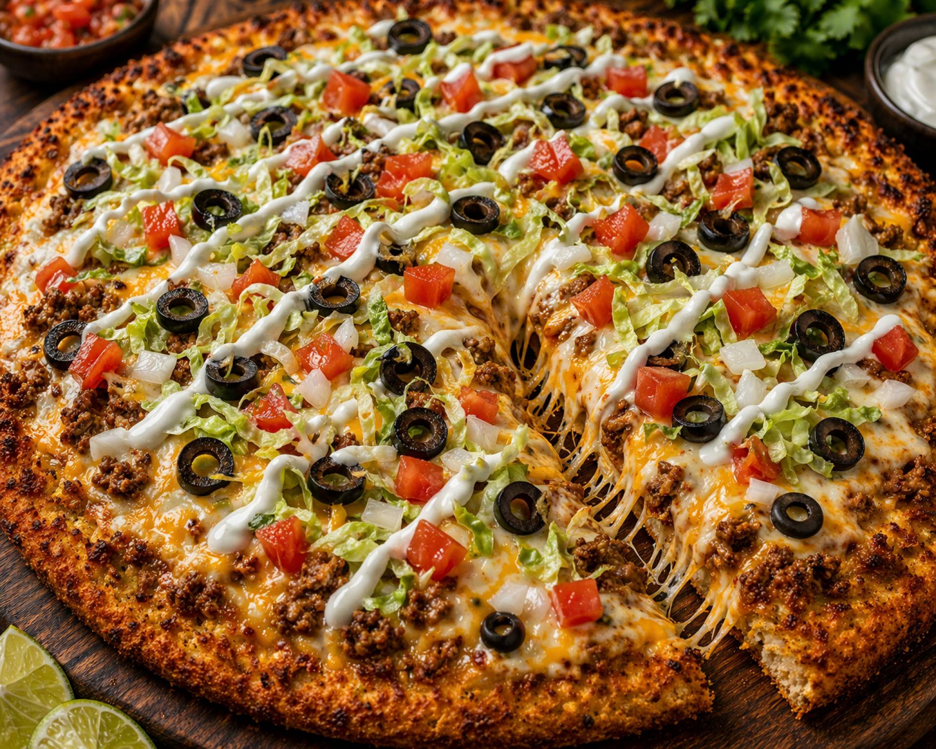 Low Carb Mexican Chicken Crust Pizza
